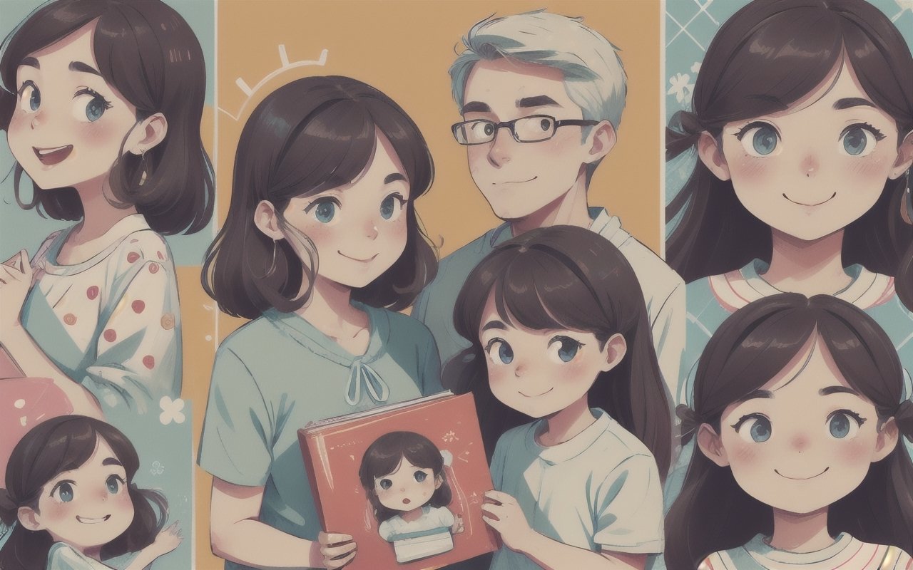 Создание интерактивных папок-кураторов для семейных фотоколлажей своими руками 2 Создание интерактивных папок-кураторов для семейных фотоколлажей своими руками